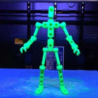 Small ModiBot Mo Printable figure 3D Printing 117564
