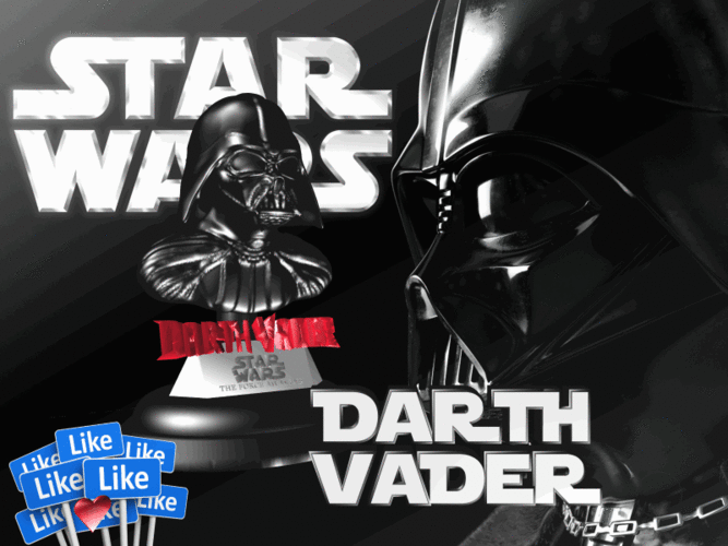 Darth Vader Bust - Star Wars 3D Print 117627
