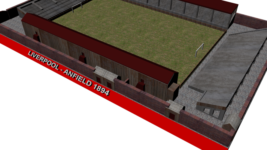 Liverpool - Anfield1894 3D Print 117677 Liverpool - Anfield1894 3D Print 117677
