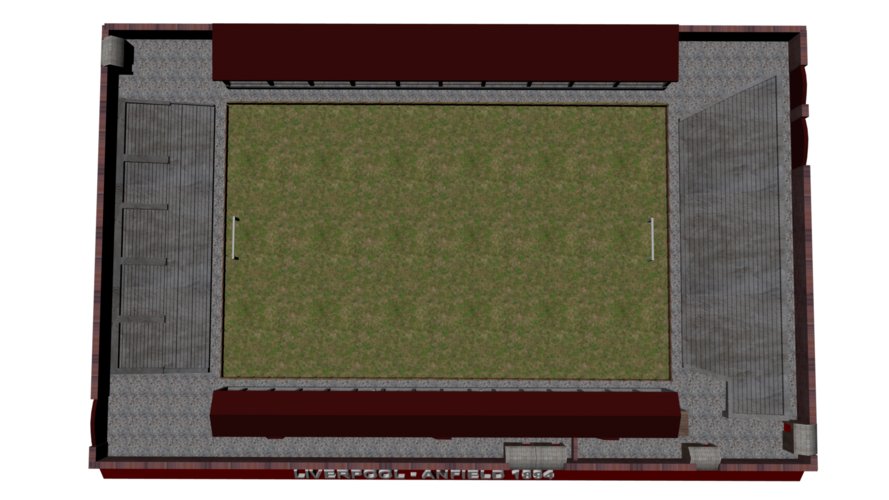 Liverpool - Anfield1894 3D Print 117684 Liverpool - Anfield1894 3D Print 117684