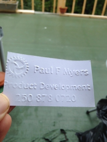 Pocket Business Card Press V 4.0 3D Print 117699