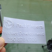 Small Pocket Business Card Press V 4.0 3D Printing 117699
