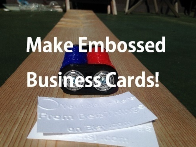 Pocket Business Card Press V 4.0 3D Print 117702