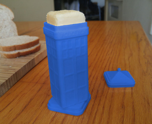 Dr. Who (inspired) Butter Dispencer 3D Print 117728