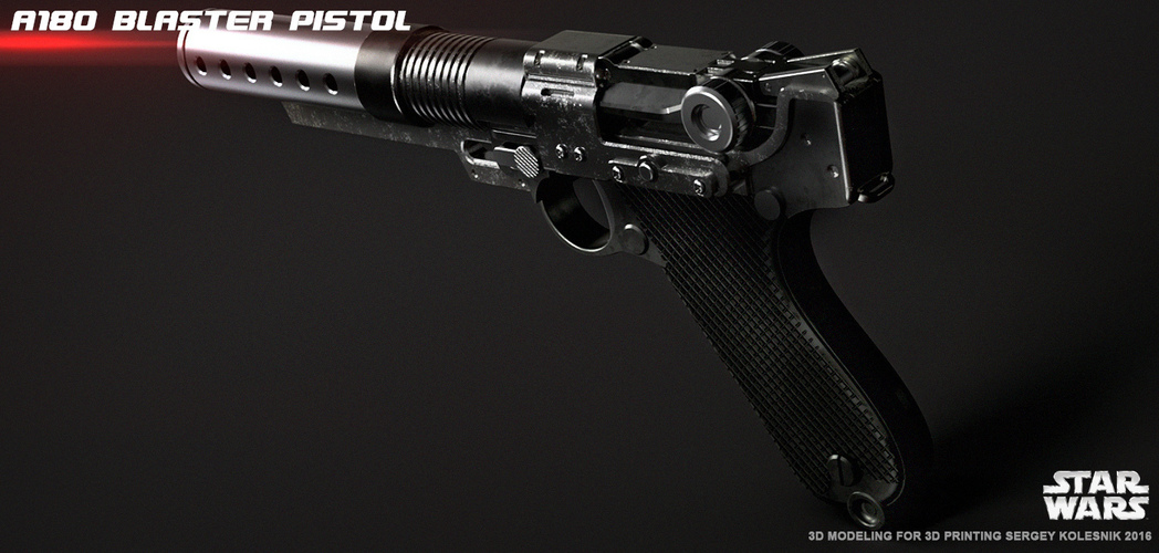 A180 blaster pistol Jyn Erso 3D Print 117892