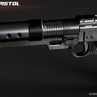 Small A180 blaster pistol Jyn Erso 3D Printing 117893