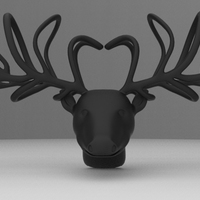 Small Reindeer Bow tie 3D Printing 11791
