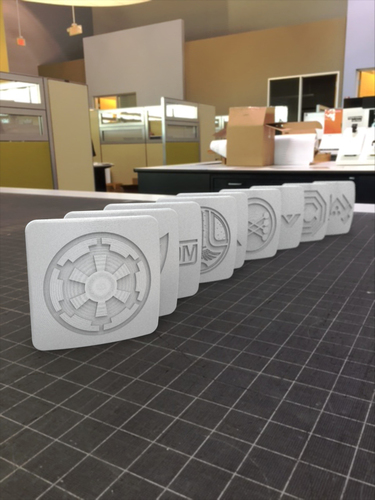 80's Movie Logo Badges 3D Print 117940 80's Movie Logo Badges 3D Print 117940