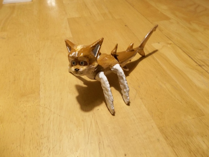 mermaid dog (Aquahound?) articulated 3D Print 118189