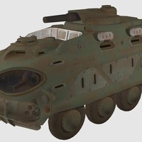 Small fallout 4 military vehicle 3D Printing 118338