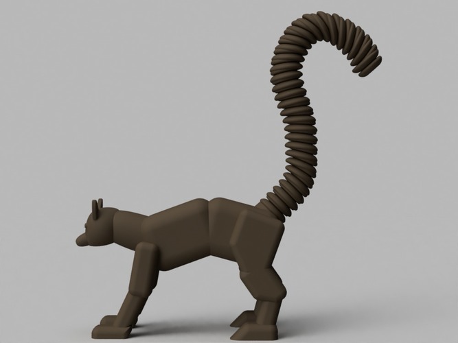 Robbie the Lemur 3D Print 118400
