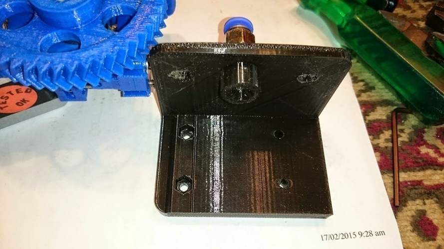 Jak's modification of a Bowden bracket for a Gregs or Wades extr 3D Print 118803