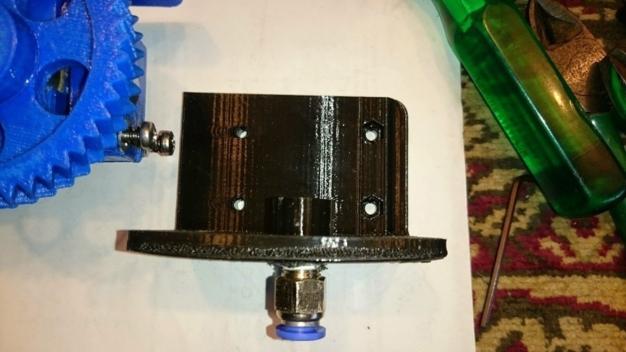 Jak's modification of a Bowden bracket for a Gregs or Wades extr 3D Print 118806