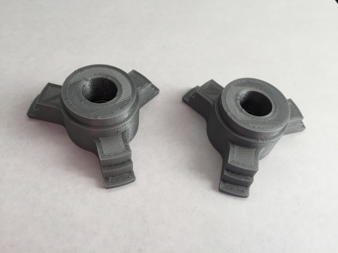 Multi-size Spool Tri-Adapter Roller Axle 3D Print 118883