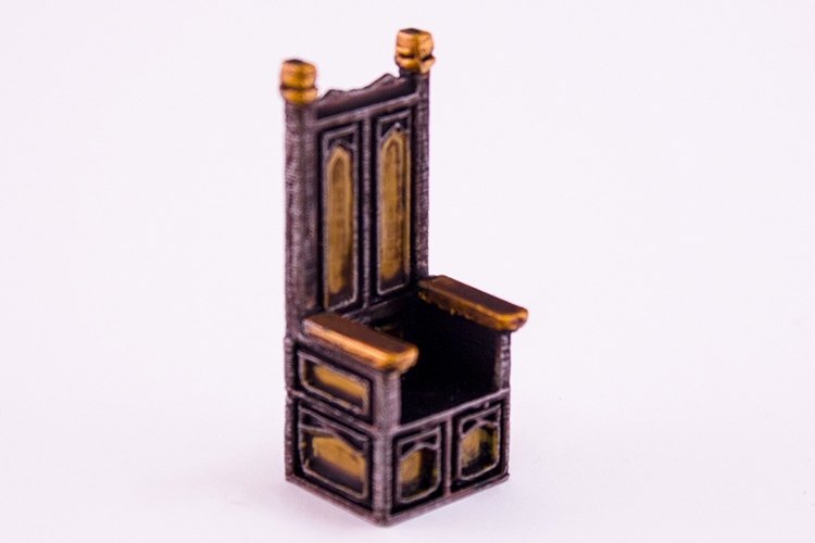 HG3D Household Chair - 28mm 3D Print 118956 HG3D Household Chair - 28mm 3D Print 118956