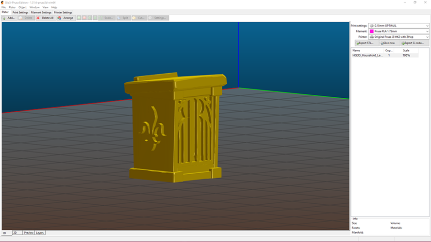 HG3D Household Lectern - 28mm 3D Print 118964 HG3D Household Lectern - 28mm 3D Print 118964
