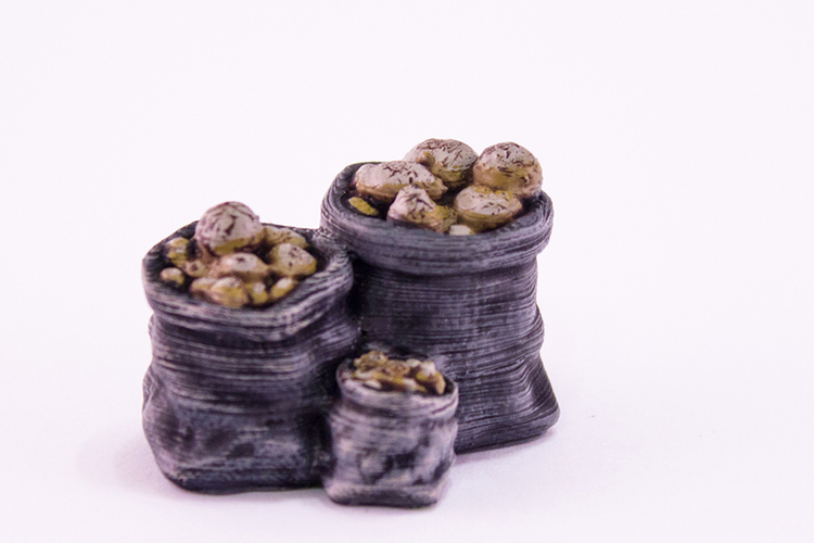 HG3D Storage Sacks - 28mm 3D Print 119006 HG3D Storage Sacks - 28mm 3D Print 119006