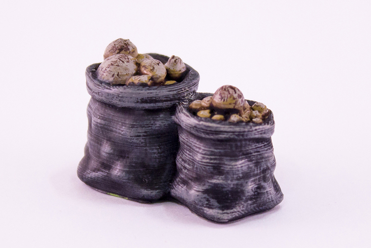 HG3D Storage Sacks - 28mm 3D Print 119007 HG3D Storage Sacks - 28mm 3D Print 119007