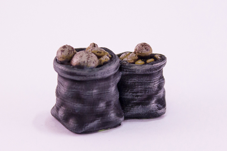 HG3D Storage Sacks - 28mm 3D Print 119008 HG3D Storage Sacks - 28mm 3D Print 119008