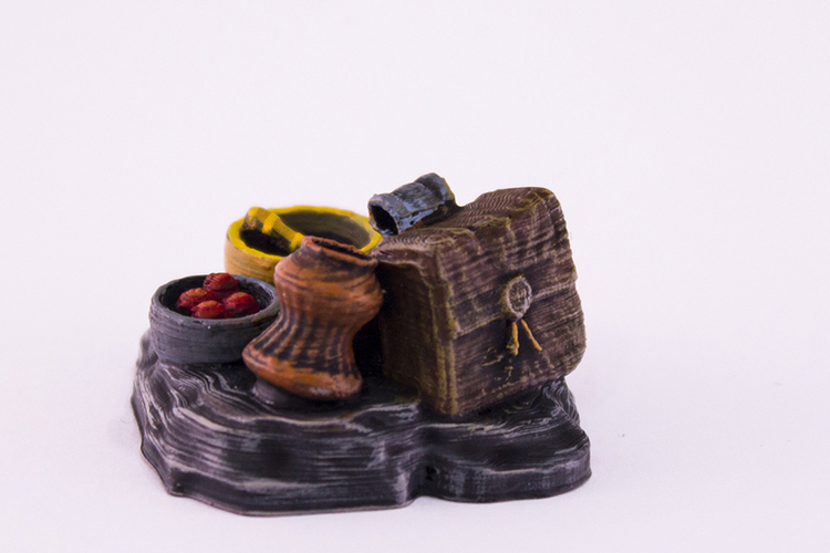 HG3D Storage Satchels - 28mm 3D Print 119015 HG3D Storage Satchels - 28mm 3D Print 119015