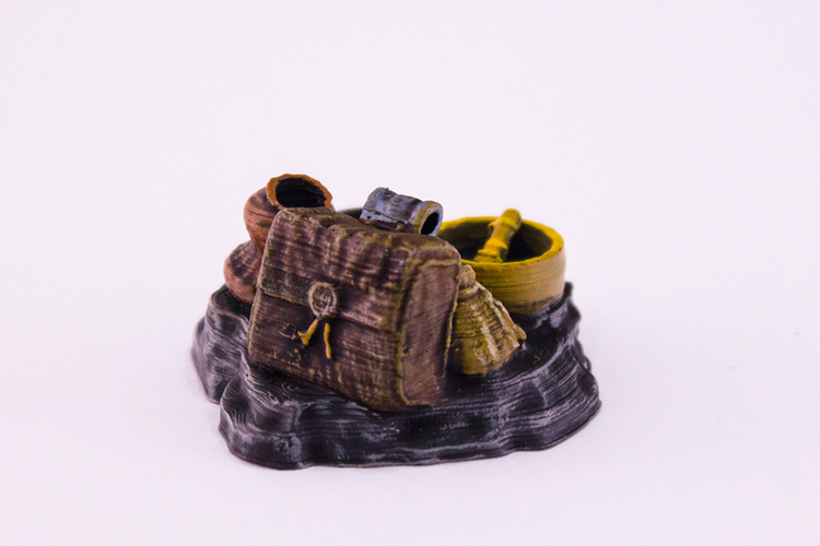 HG3D Storage Satchels - 28mm 3D Print 119016 HG3D Storage Satchels - 28mm 3D Print 119016