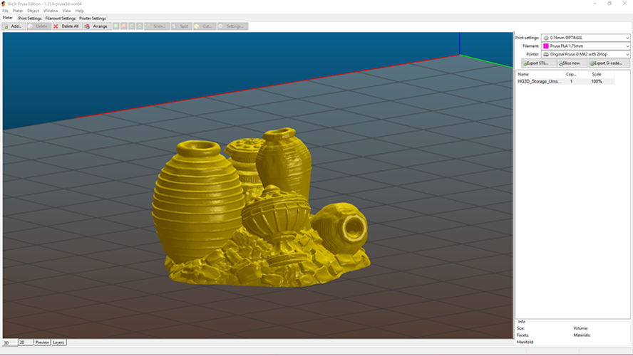 HG3D Storage Urns - 28mm 3D Print 119052 HG3D Storage Urns - 28mm 3D Print 119052