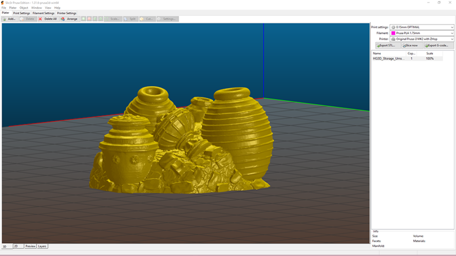 HG3D Storage Urns - 28mm 3D Print 119055 HG3D Storage Urns - 28mm 3D Print 119055