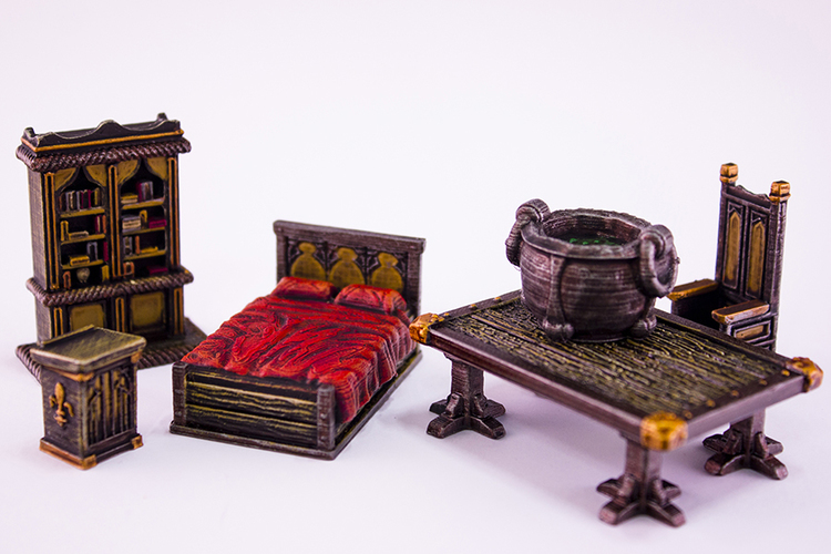 HG3D Household Bundle Pack - 28mm 3D Print 119068 HG3D Household Bundle Pack - 28mm 3D Print 119068