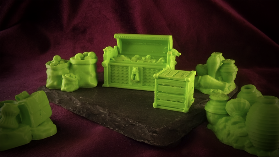 HG3D Storage Pack - 28mm 3D Print 119069 HG3D Storage Pack - 28mm 3D Print 119069