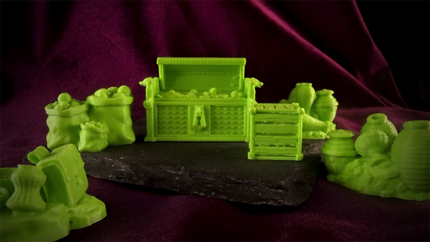 HG3D Storage Pack - 28mm 3D Print 119070 HG3D Storage Pack - 28mm 3D Print 119070