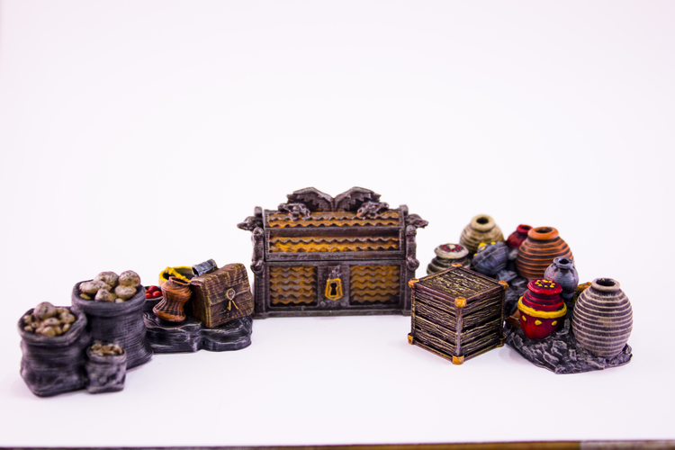 HG3D Storage Pack - 28mm 3D Print 119073 HG3D Storage Pack - 28mm 3D Print 119073