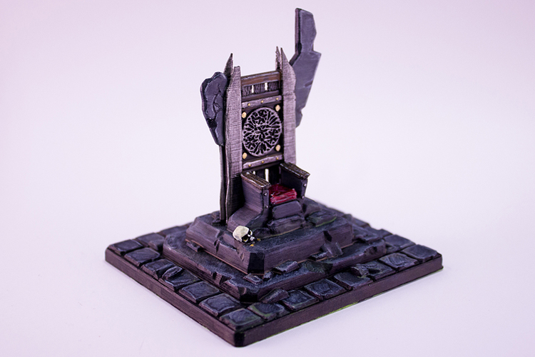 HG3D Throne of Forlorn - 28mm 3D Print 119123 HG3D Throne of Forlorn - 28mm 3D Print 119123
