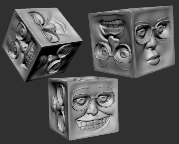 Facecube2 3D Print 119163 Facecube2 3D Print 119163