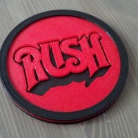 Small Rush Drink Coaster 3D Printing 119702