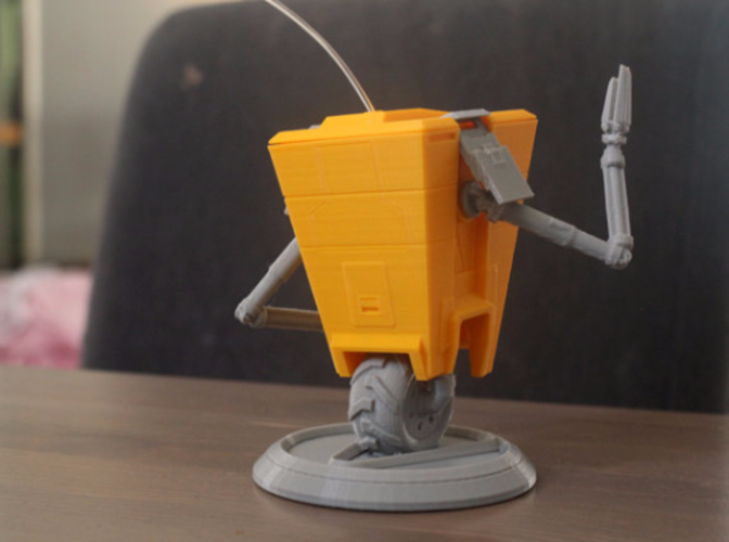 ClapTrap From Borderlands 3D Print 119709 ClapTrap From Borderlands 3D Print 119709