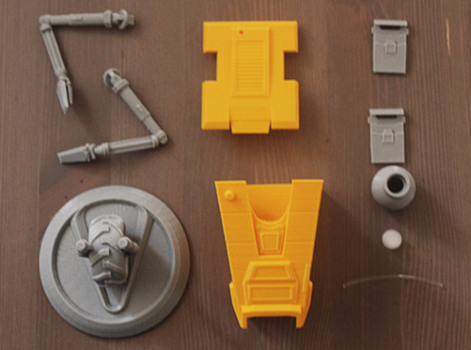 ClapTrap From Borderlands 3D Print 119710 ClapTrap From Borderlands 3D Print 119710