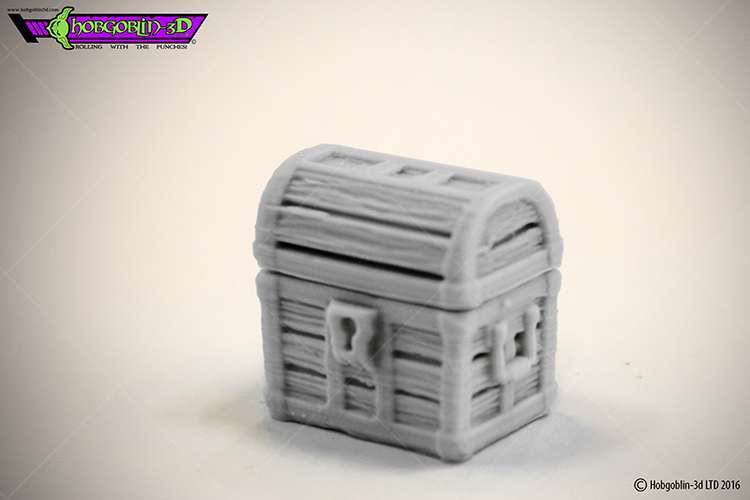 HG3D Dungeon Chest - 28mm 3D Print 119736 HG3D Dungeon Chest - 28mm 3D Print 119736