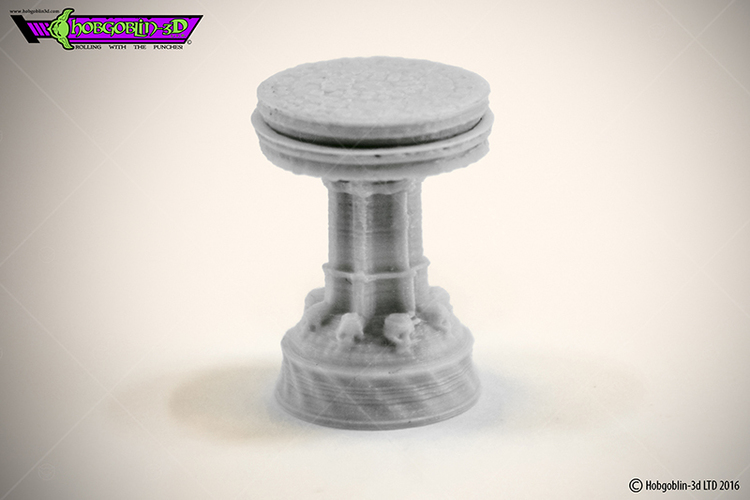 HG3D Dungeon Item Pedestal - 28mm 3D Print 119743 HG3D Dungeon Item Pedestal - 28mm 3D Print 119743
