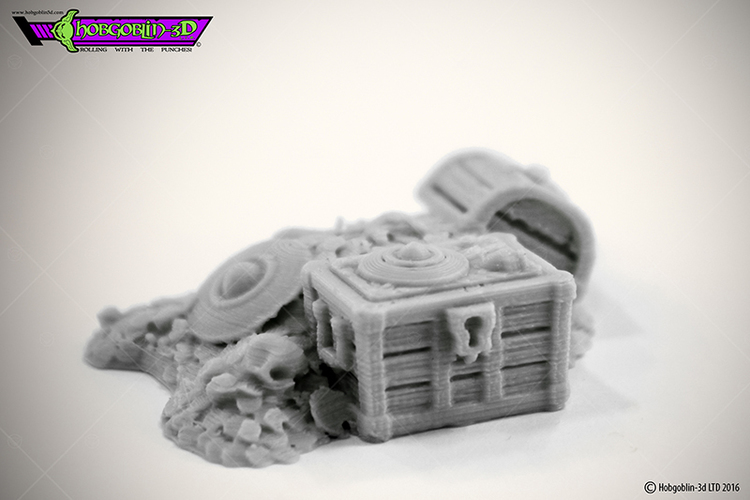 HG3D Dungeon Treasure Pile - 28mm 3D Print 119747 HG3D Dungeon Treasure Pile - 28mm 3D Print 119747
