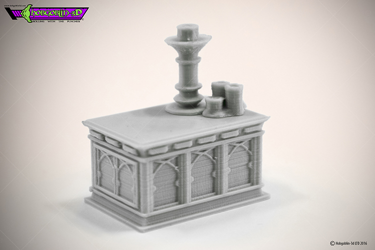 HG3D Worship Altar - 28mm 3D Print 119751 HG3D Worship Altar - 28mm 3D Print 119751