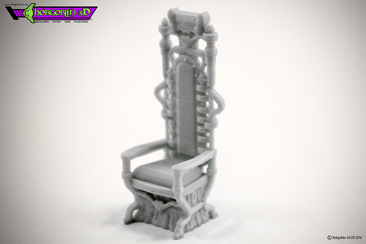 HG3D Worship Comfy Chair - 28mm 3D Print 119757 HG3D Worship Comfy Chair - 28mm 3D Print 119757