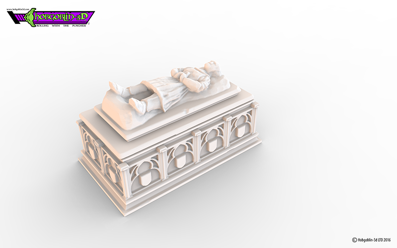 HG3D Worship Sarcophagus- 28mm 3D Print 119776 HG3D Worship Sarcophagus- 28mm 3D Print 119776