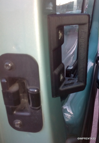 Sliding door replacement for Vivaro Trafic Primastar vans 3D Print 119807 Sliding door replacement for Vivaro Trafic Primastar vans 3D Print 119807