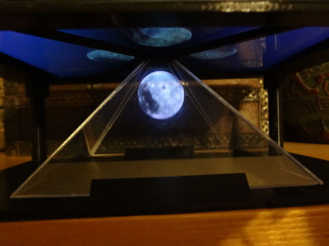 TREOLO 7 - Another holographic pyramid (Glue less) 3D Print 120084