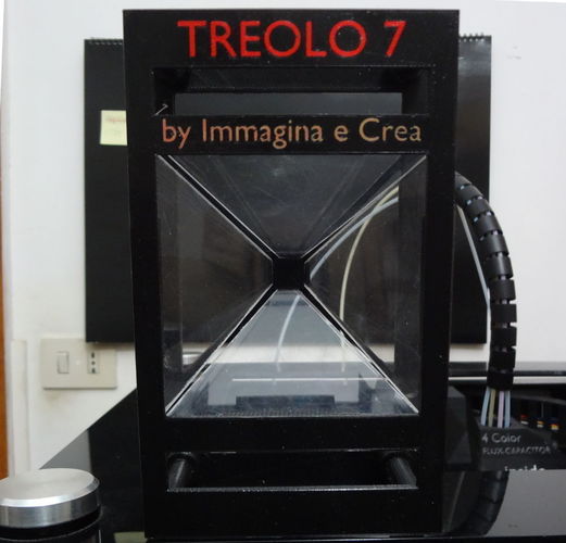 TREOLO 7 - Another holographic pyramid (Glue less) 3D Print 120087