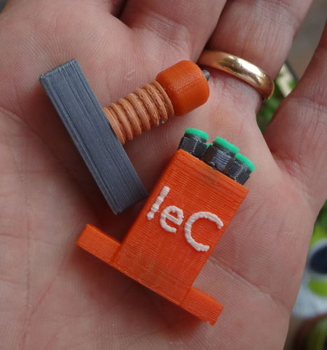 EffeSino e AccaDino - (FlusSino e HotenDino) 4 colors IeC gadget 3D Print 120089