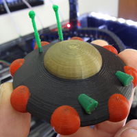 Small 4 colors UFO 3D Printing 120162