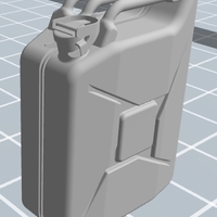 Small Jerrycan 1/16th scale 3D Printing 120250