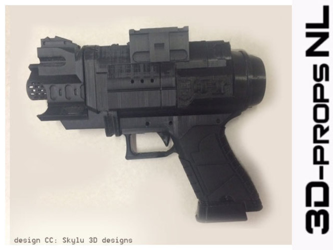 Holtzman Proton Pistol Ghostbusters 3D Print 120255
