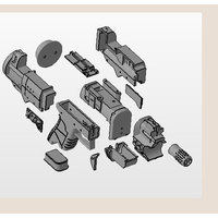 Small Holtzman Proton Pistol Ghostbusters 3D Printing 120259